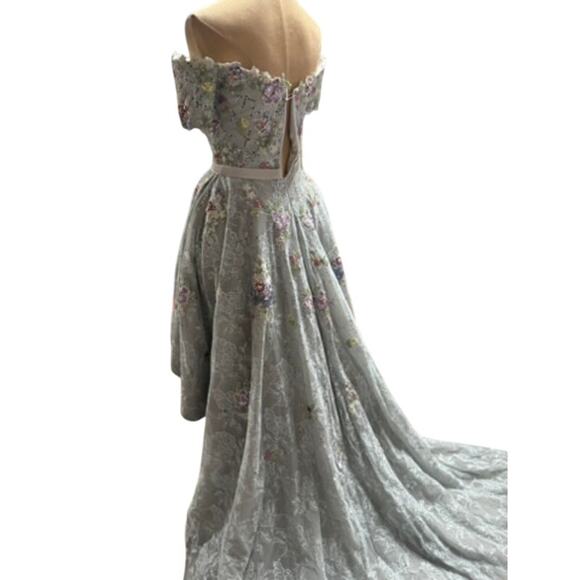 "MAMBO COUTURE" STUNNING SZ 8 Formal Dress Fairy Whimsical Angelic Runs Smalll - Picture 5 of 16